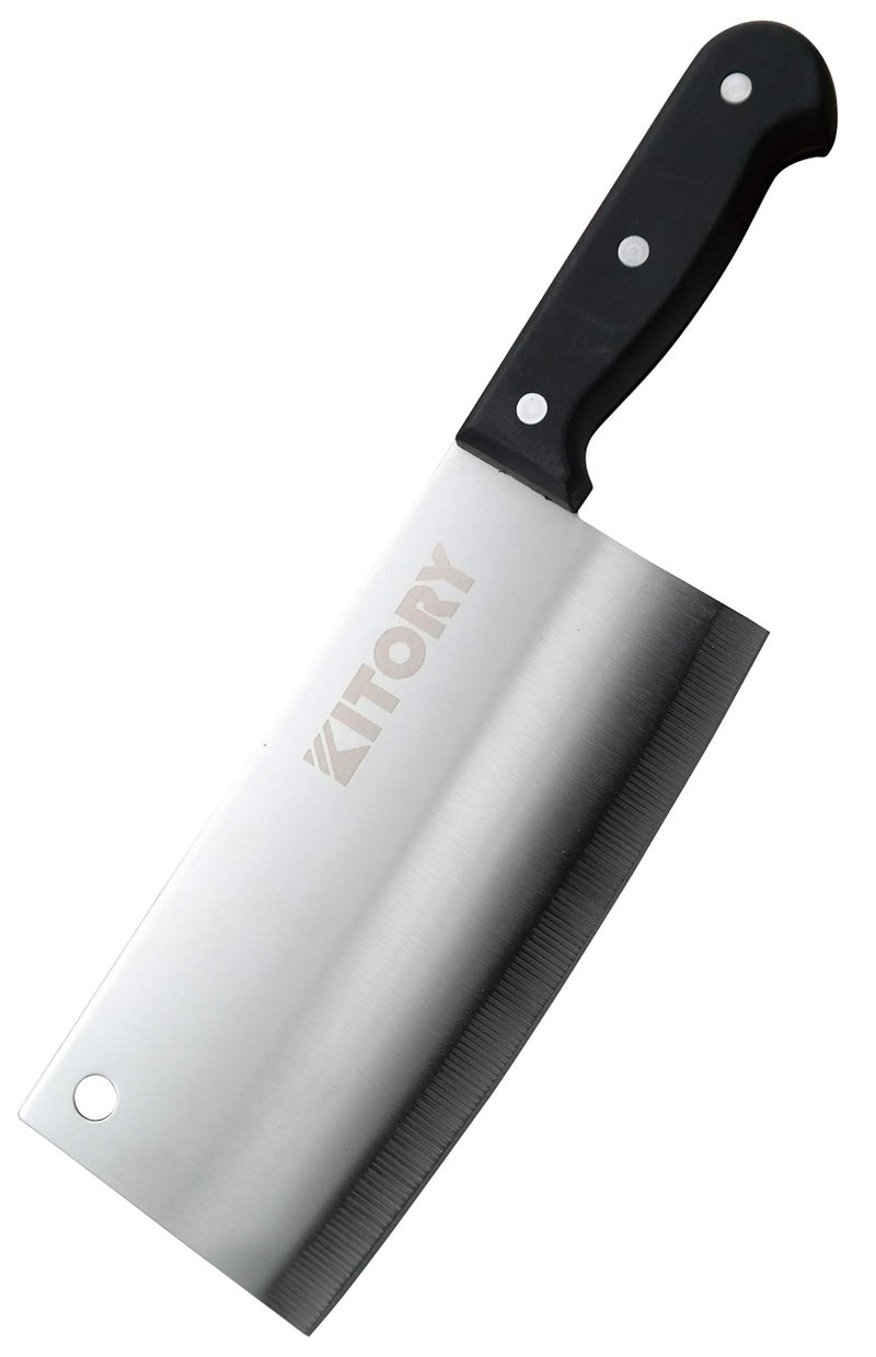 Kitory Cleaver Knife - German Steel Chopper Slicer - Super Sharp Full Tang Chinese Chef's Knife, Kitchen 2023 Gifts For Women and Men - Image 1